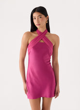 Avalore Mini Dress - Mulberry Pink