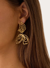 Blooming Light Earrings - Gold