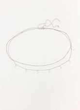 Blush Pearl Belly Chain - Silver