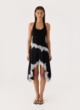 Brionee Midi Dress - Black