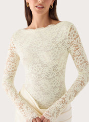 Cerelia Long Sleeve Maxi Dress - Ivory