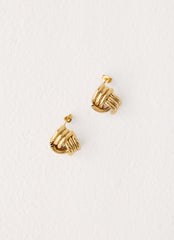 Clean Cut Earrings - Gold