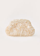 Genevieve Clutch Bag - Ivory