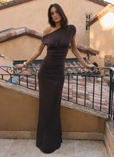 Liana Maxi Dress - Chocolate
