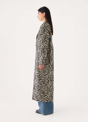 Lirena Fitted Zebra Coat - Zebra