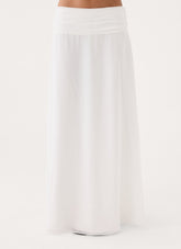 Natalya Maxi Skirt - White
