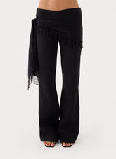 Nymeria Sash Pant - Black