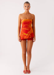 Over The Horizon Asymmetrical Top - Serene Orange