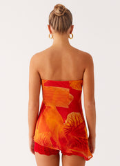 Over The Horizon Asymmetrical Top - Serene Orange