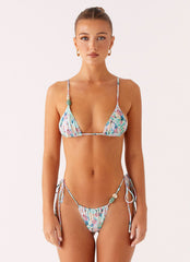 Ryland Bead Bikini Top - Santorini Floral