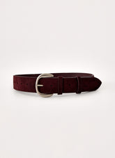 Saddel Muse Belt - Brown/Silver