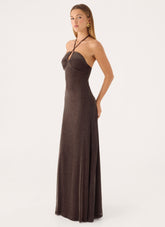 Summer Dream Maxi Dress - Chocolate