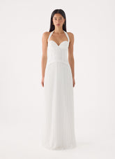 Tunnel Vision Maxi Dress - White