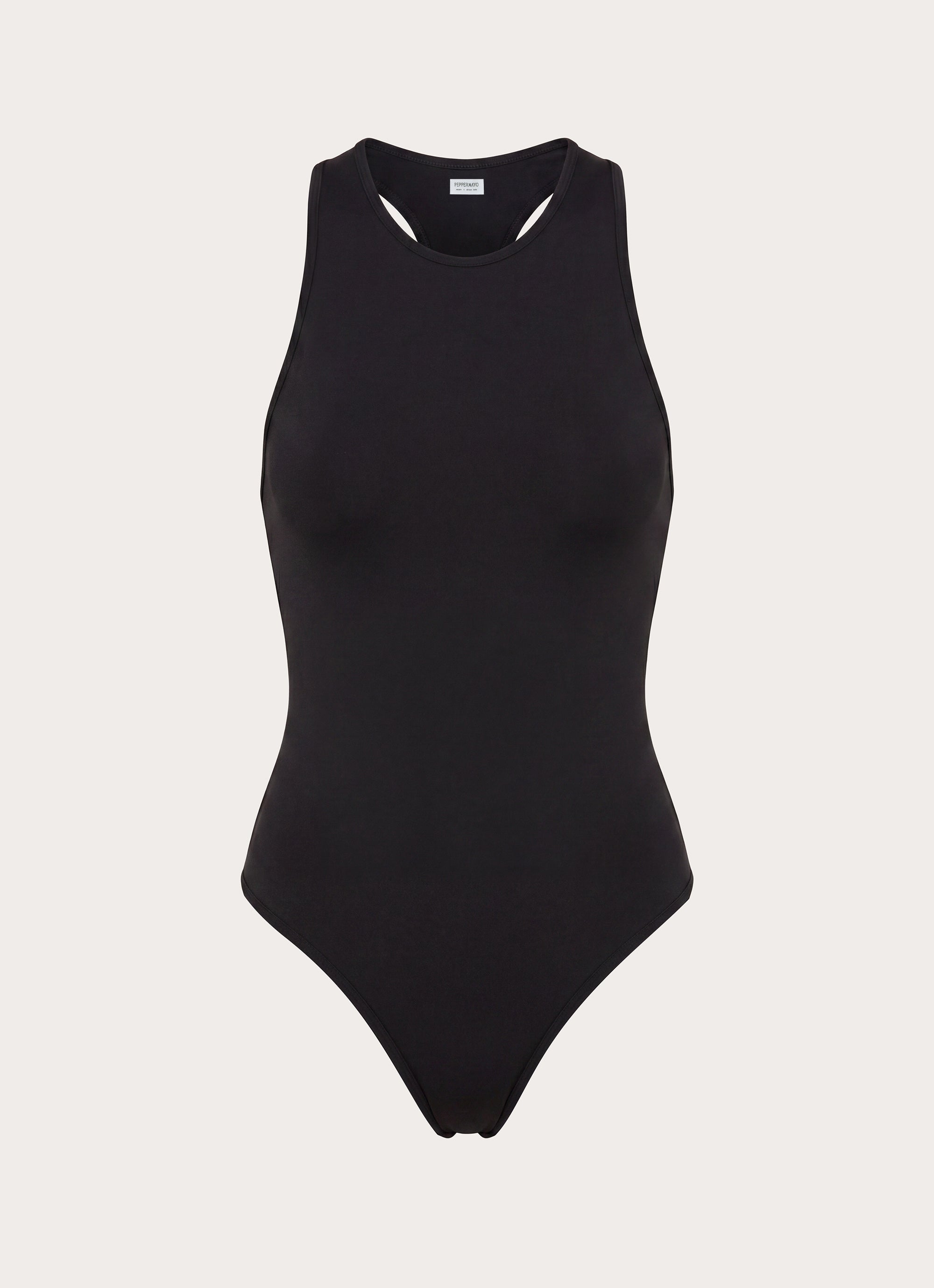 Aidyn Racer Back Bodysuit - Black