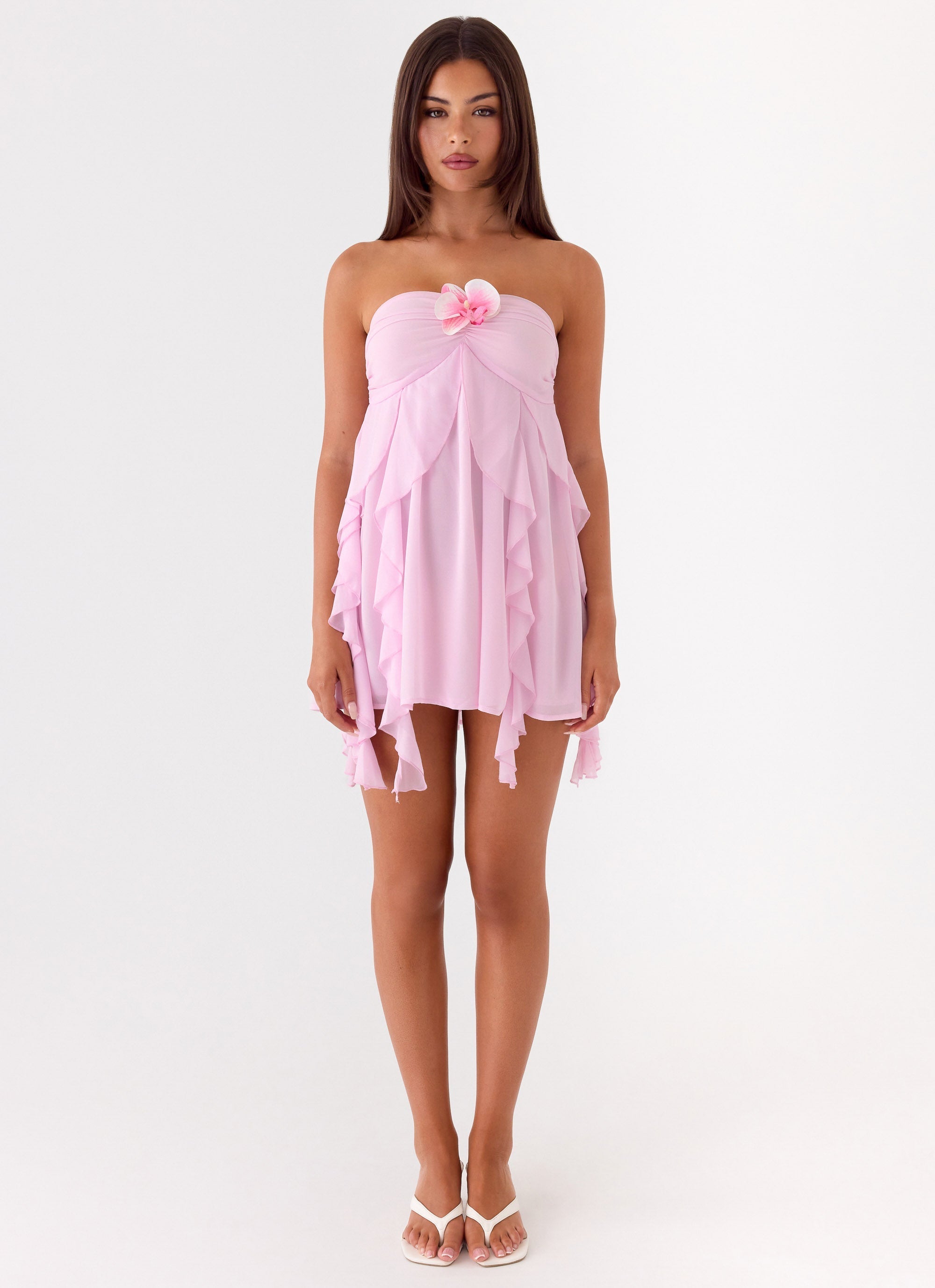 Amadine Mini Dress - Pink