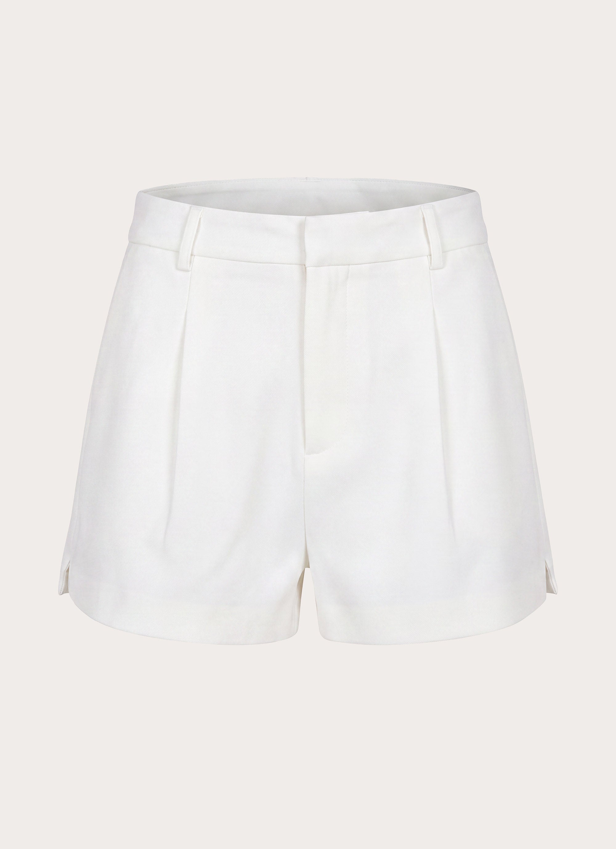 Asher Suiting Shorts - White