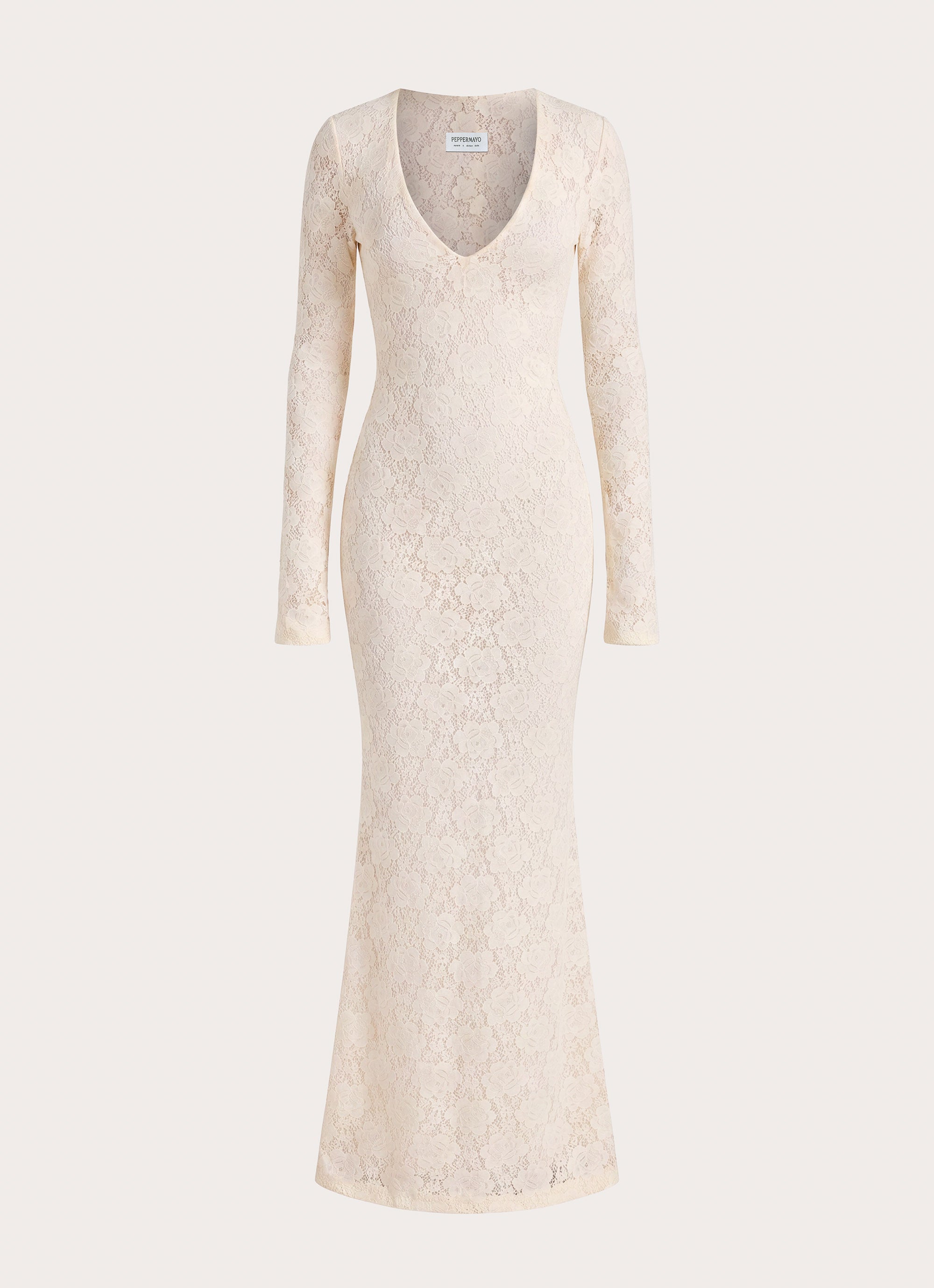 Astoria Long Sleeve Maxi Dress - Ivory