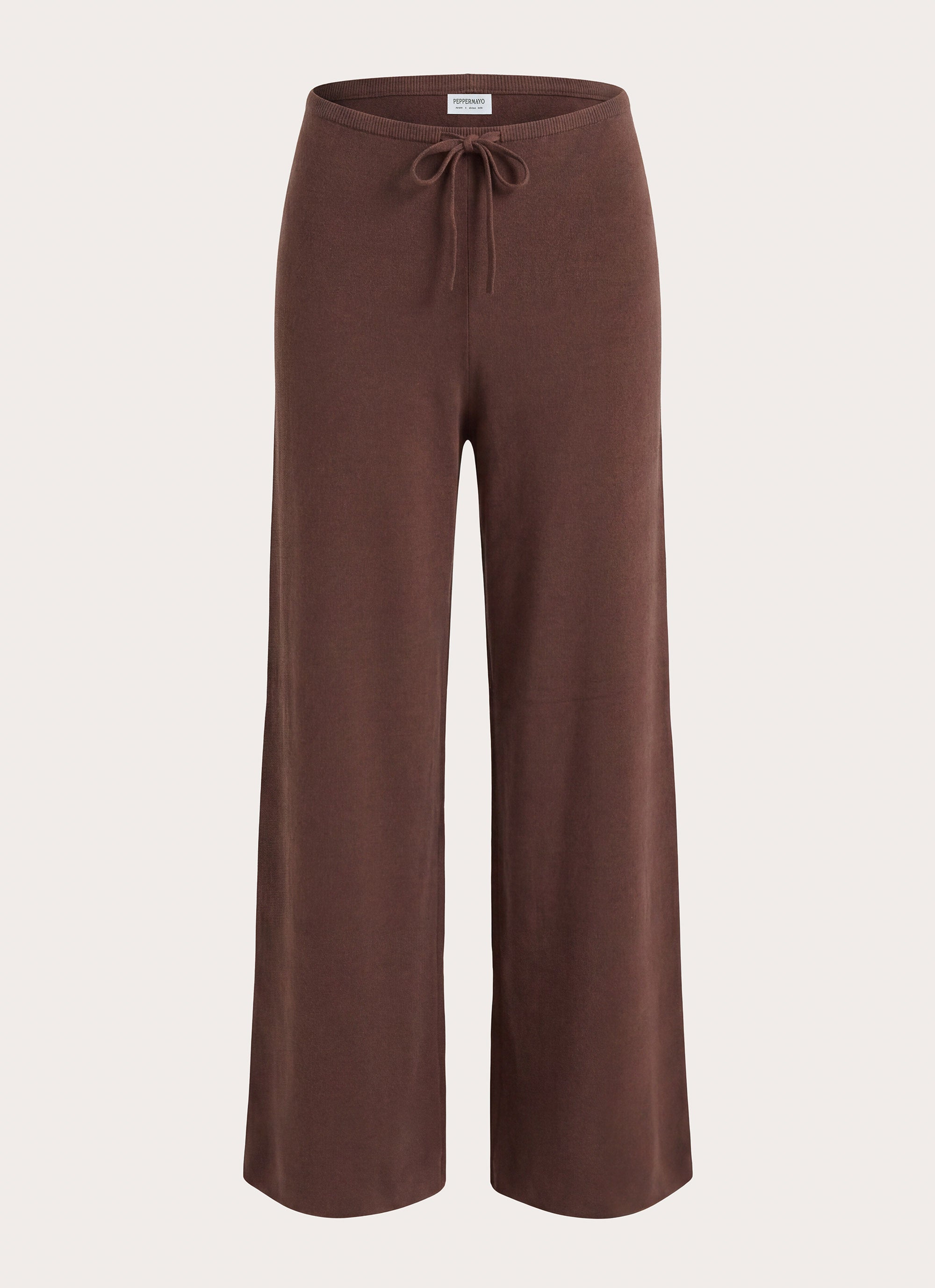 Aviara Knit Low Rise Pant - Chocolate