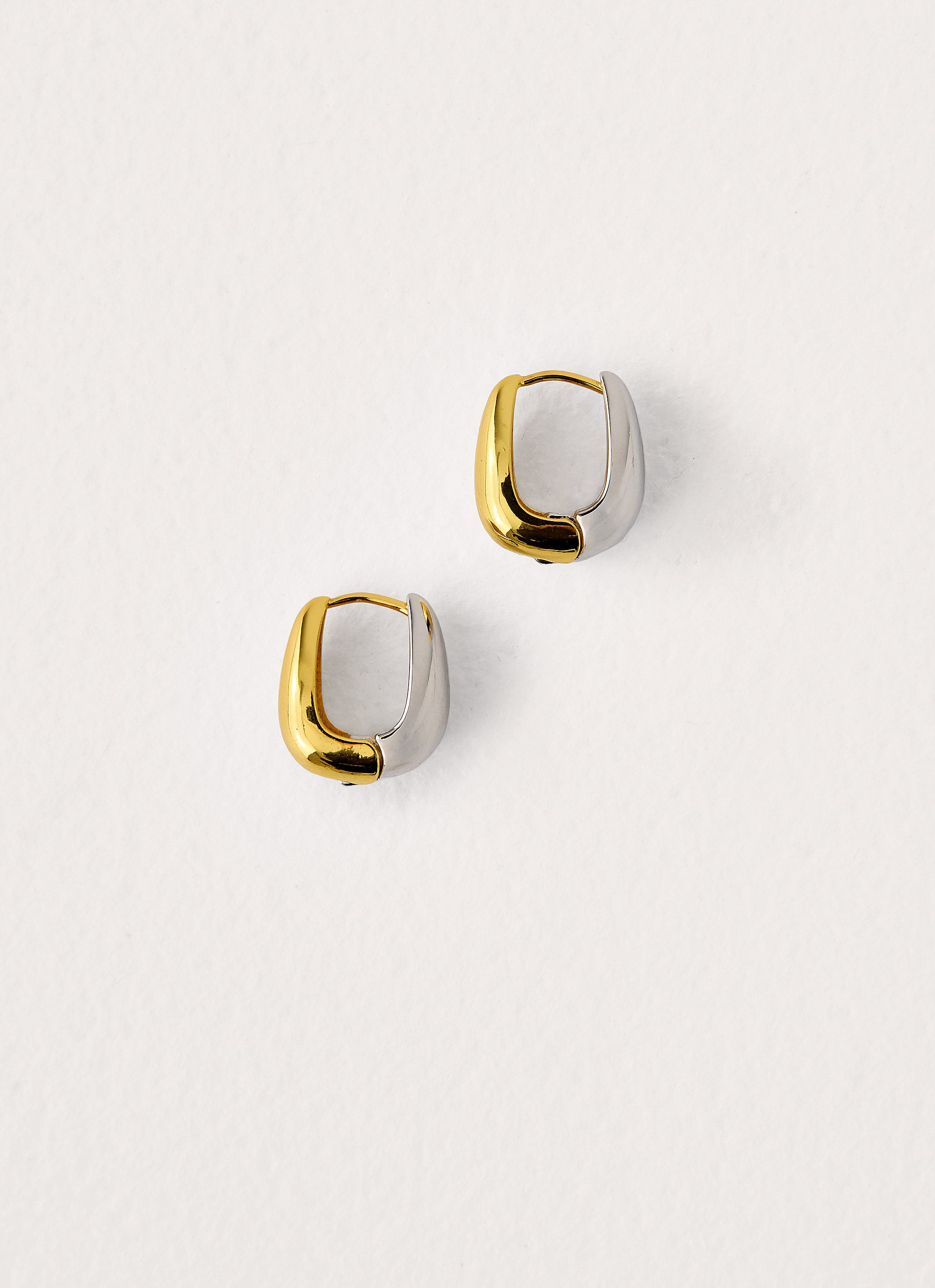 Bella Earrings - Gold/Silver Metal