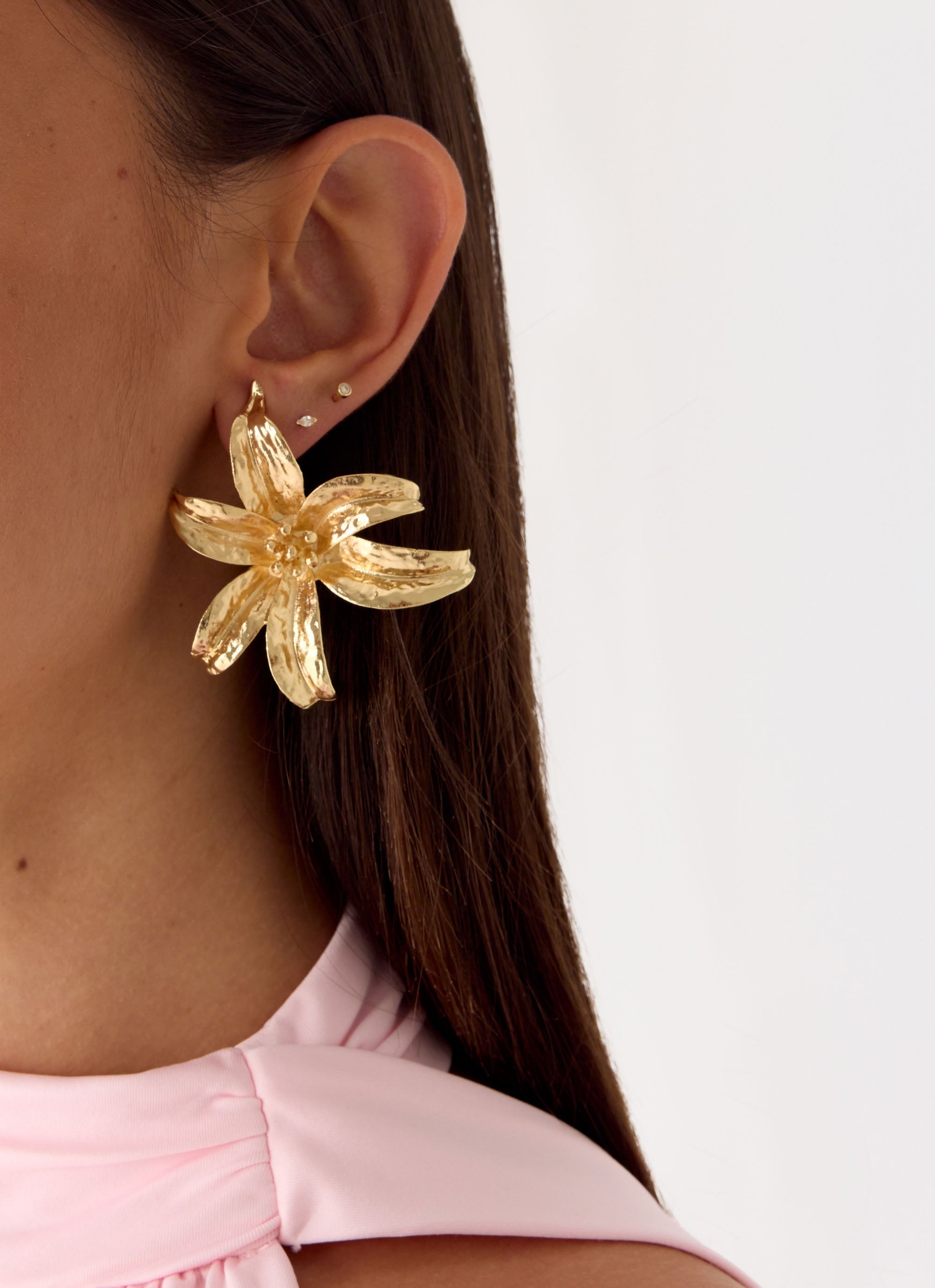 Bloomwave Earrings - Gold
