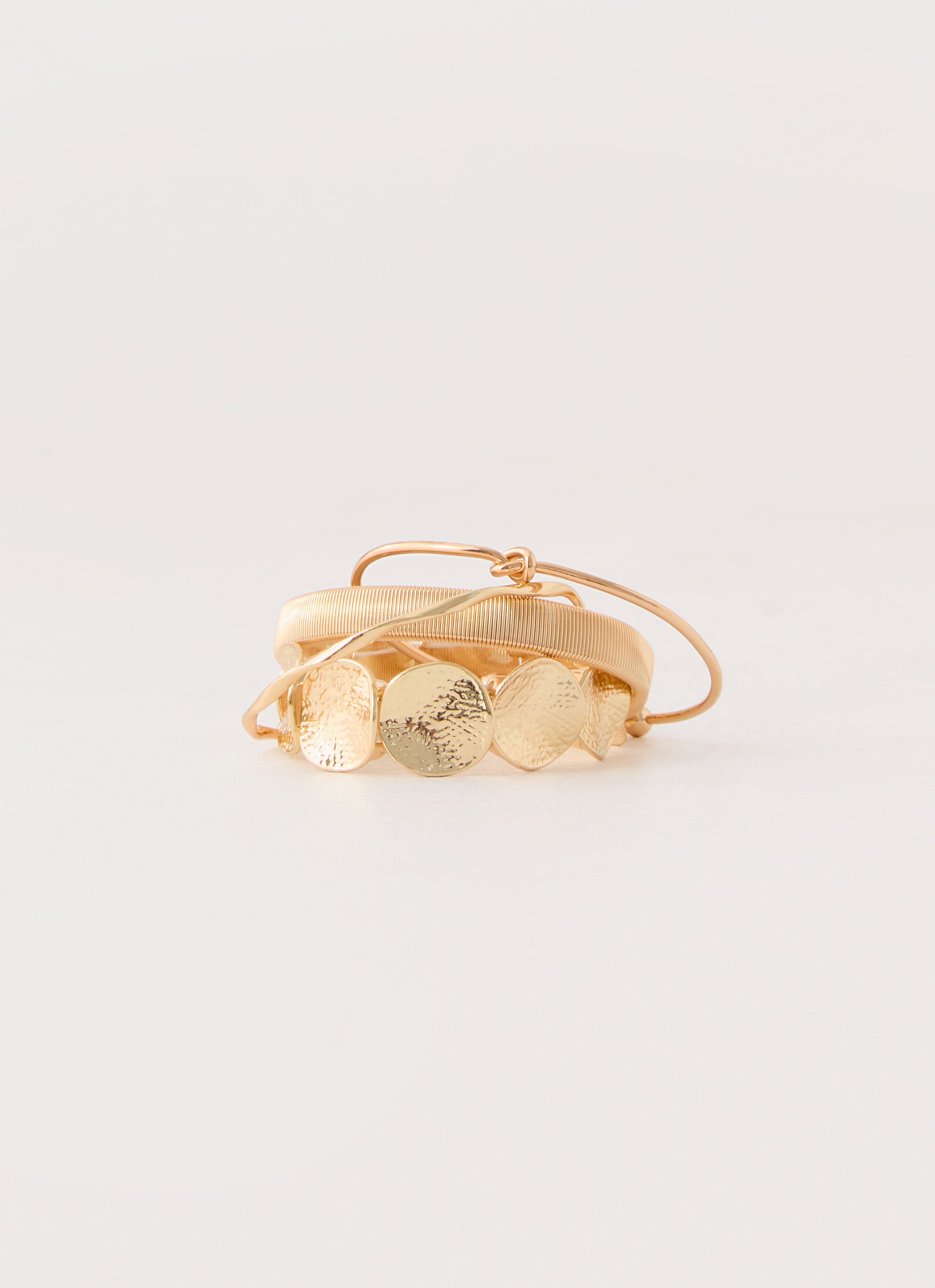 Blossom Stack Bracelets - Gold