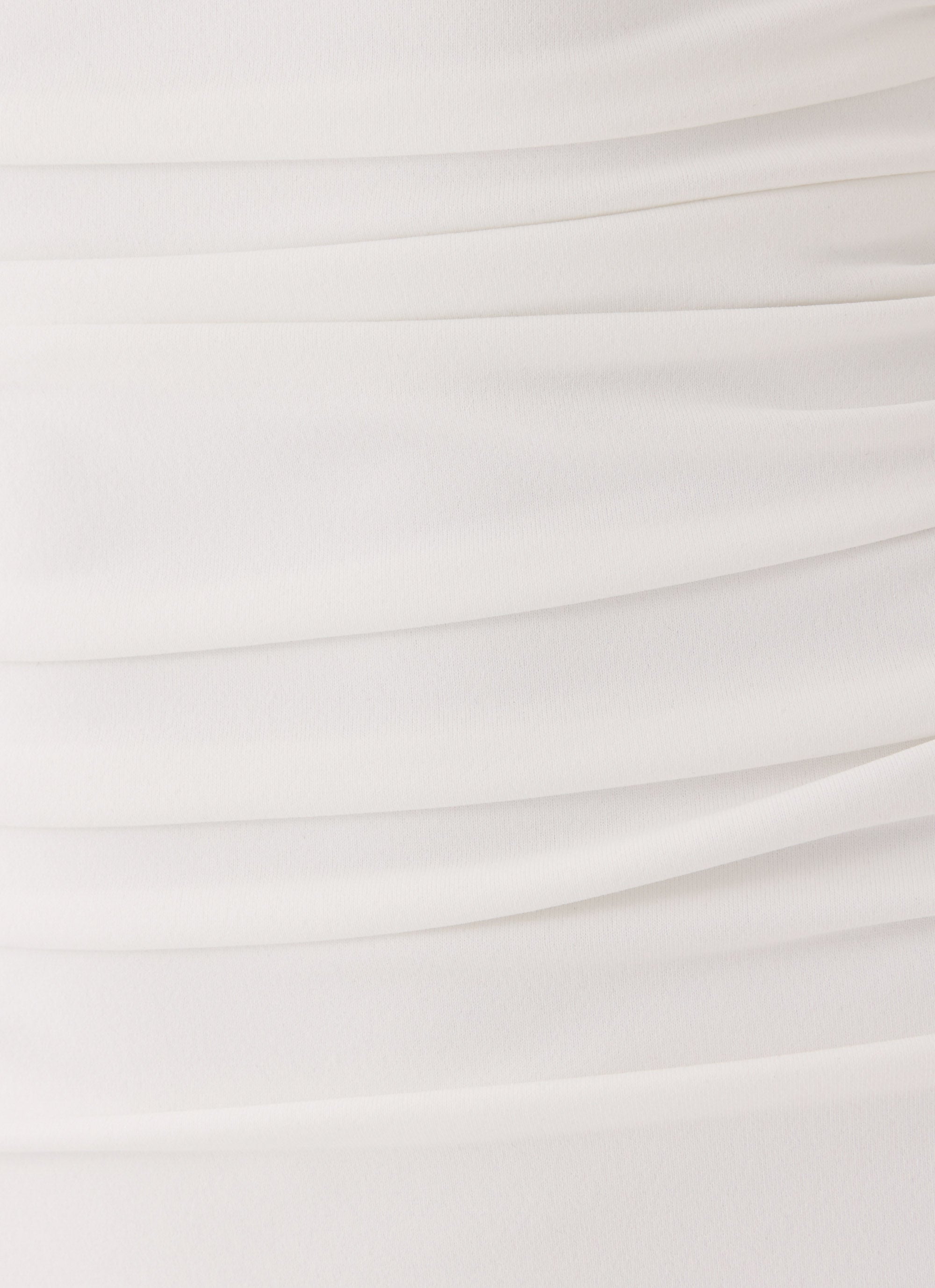 Bottle Pop Midi Dress - White