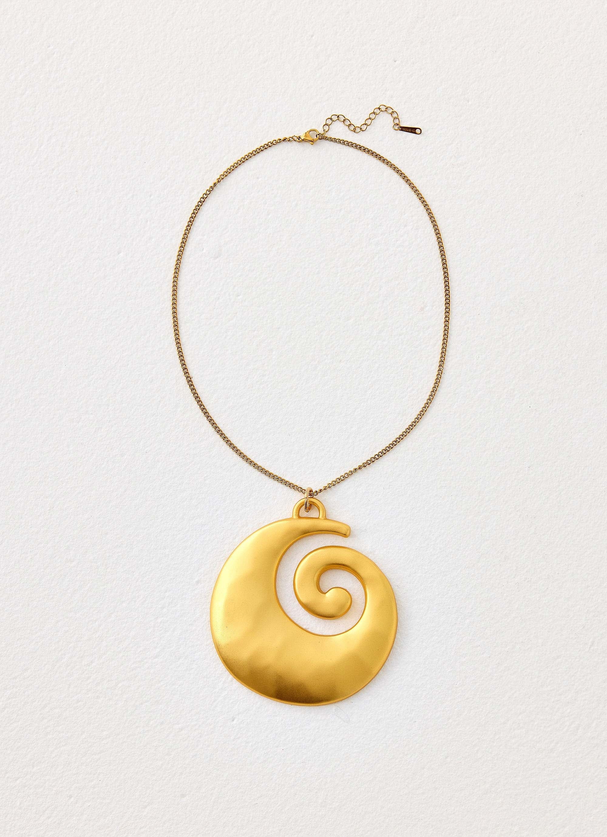 Burnt Gold Necklace - Gold