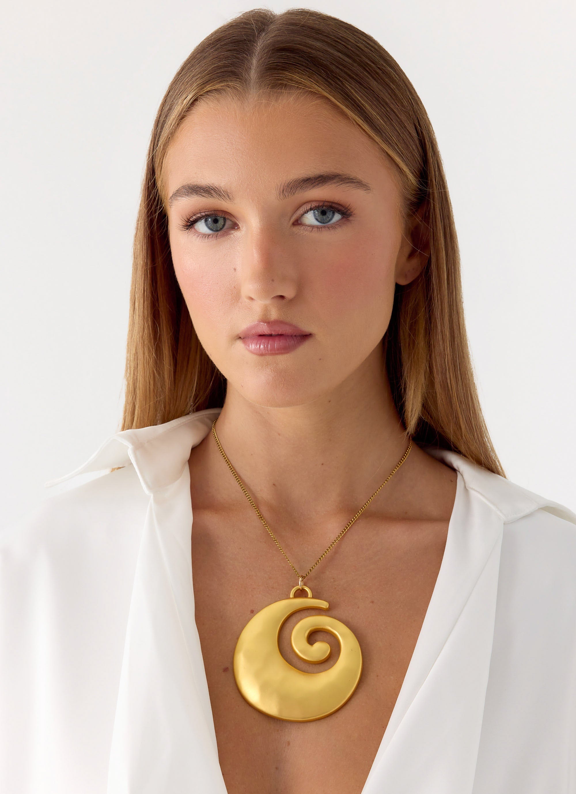 Burnt Gold Necklace - Gold
