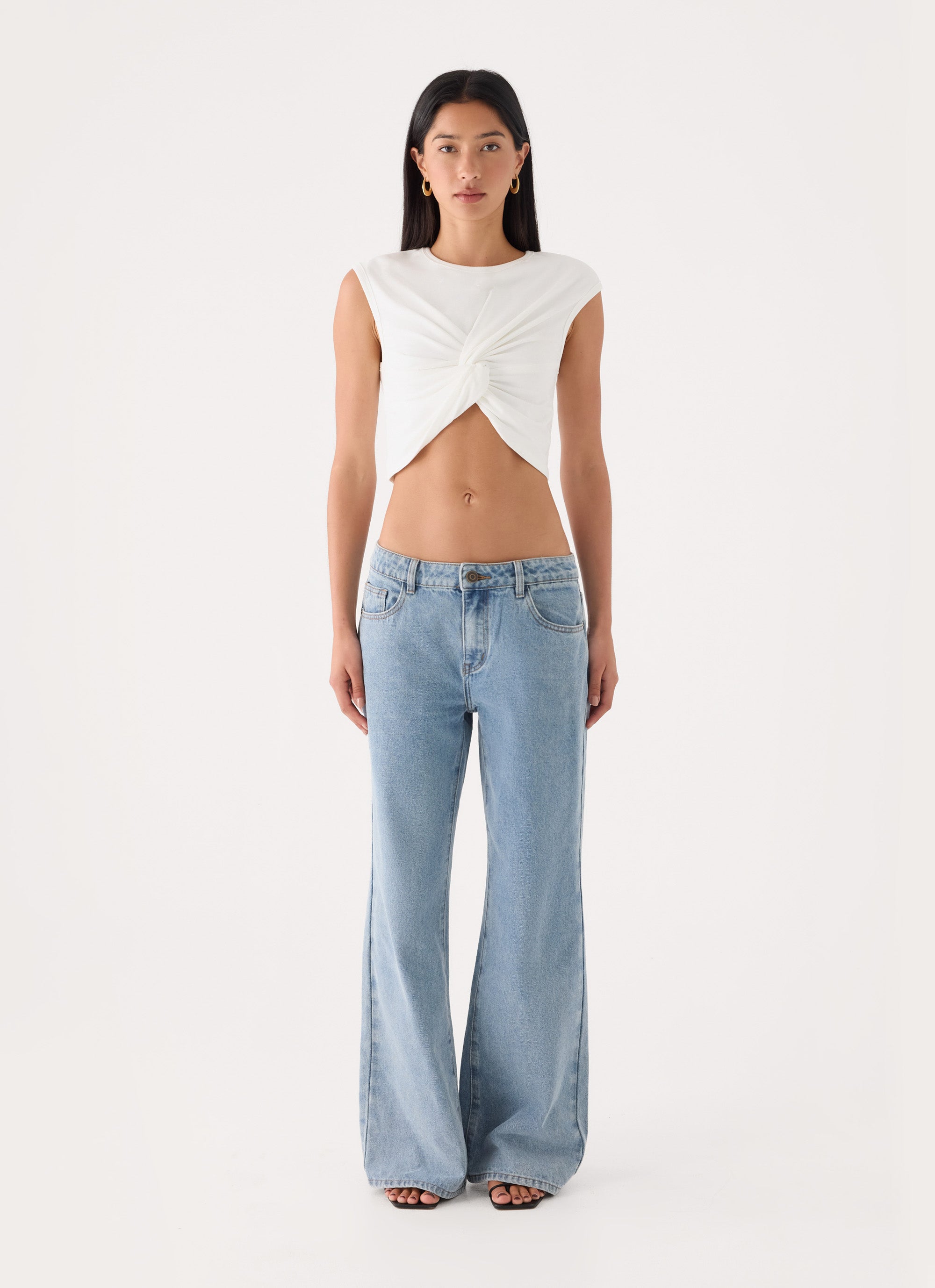 Kaleo Cropped T-Shirt - White
