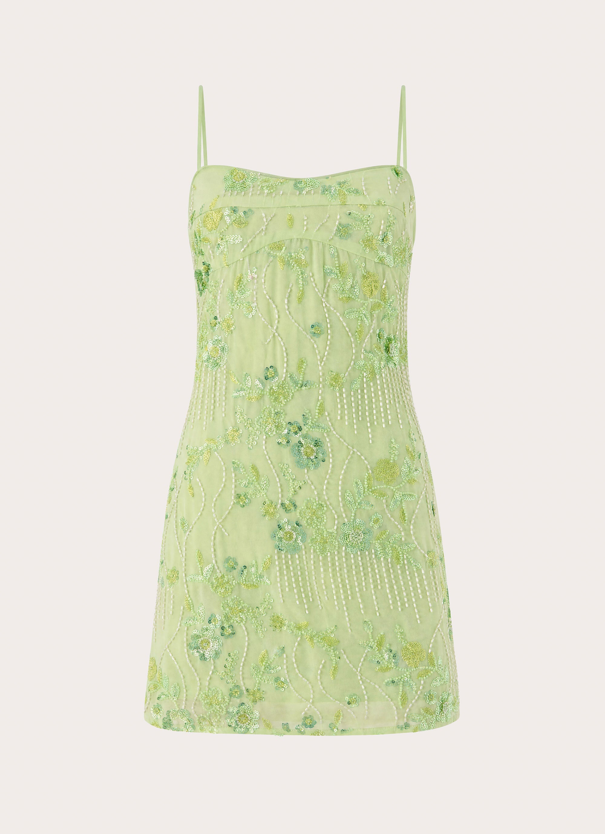 Celandine Mini Dress - Lime