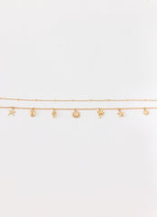 Ciao Charm Belly Chain - Gold