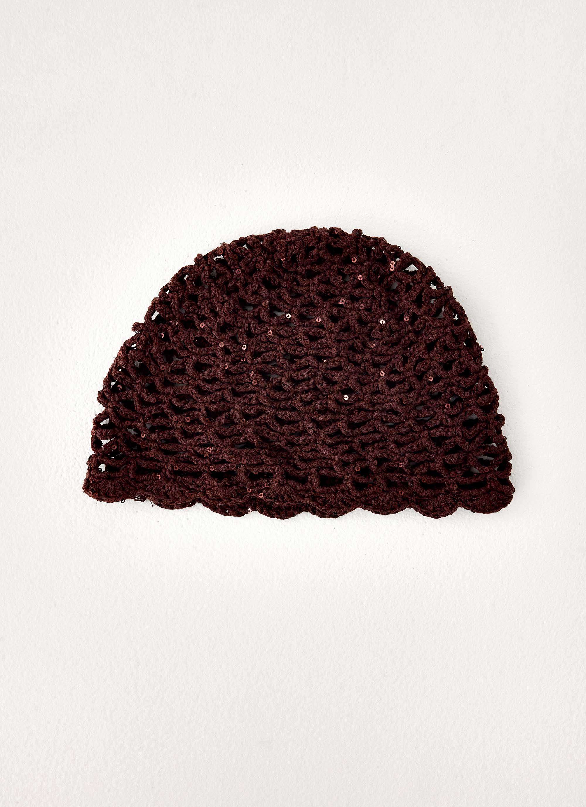Coastal Muse Crochet Hat - Brown
