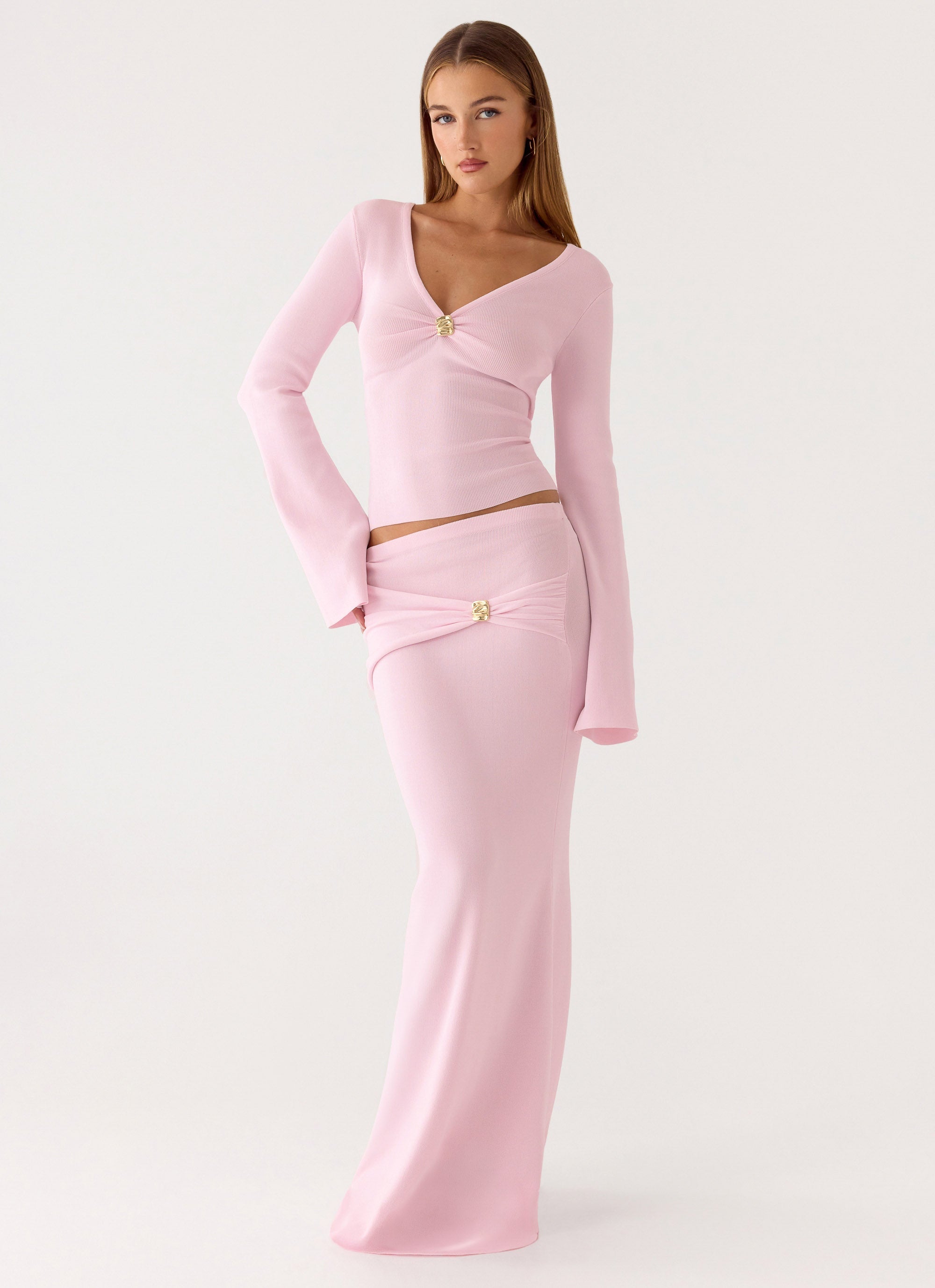 Colipso Long Sleeve Top - Pink