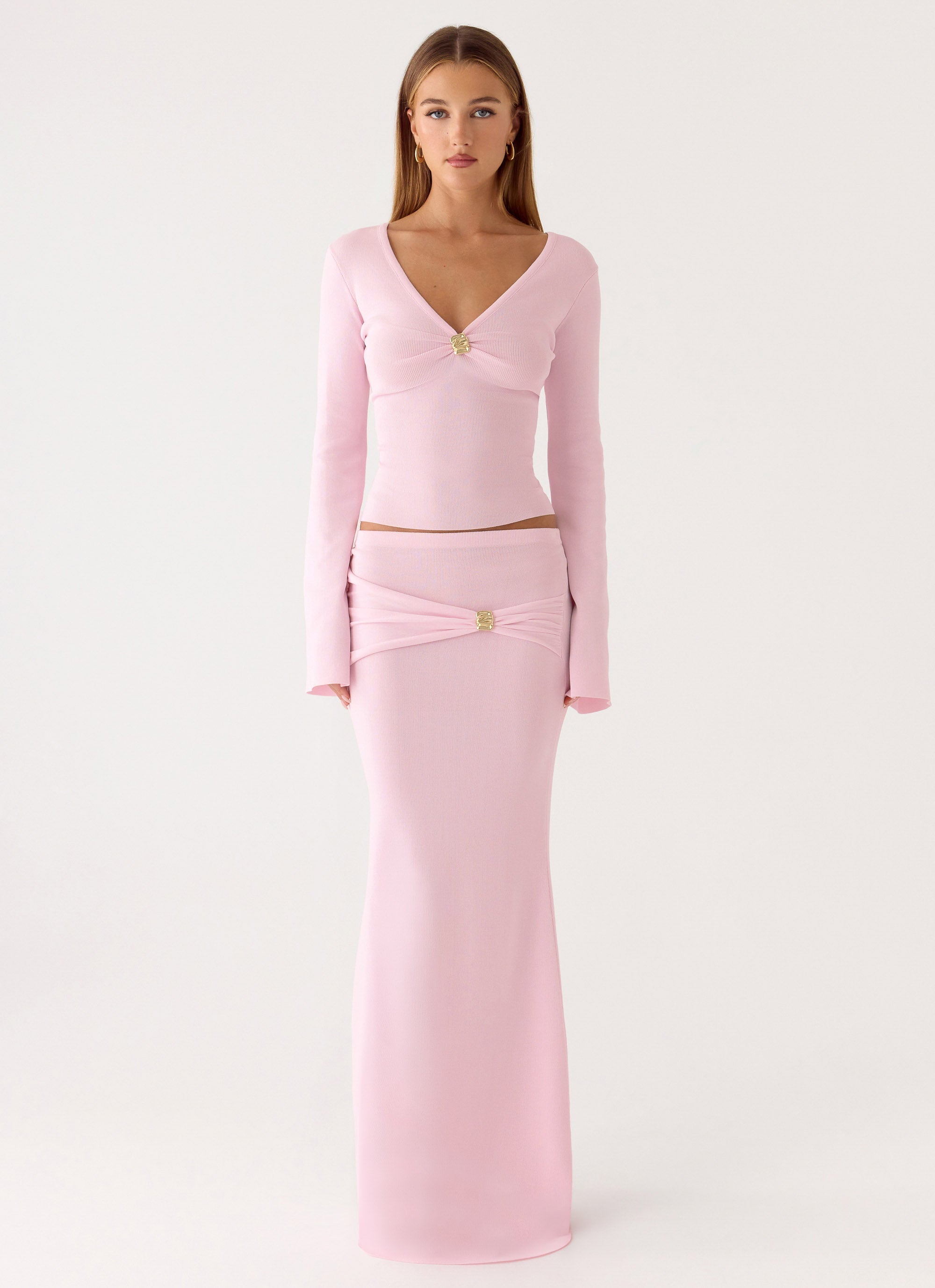 Colipso Maxi Skirt - Pink