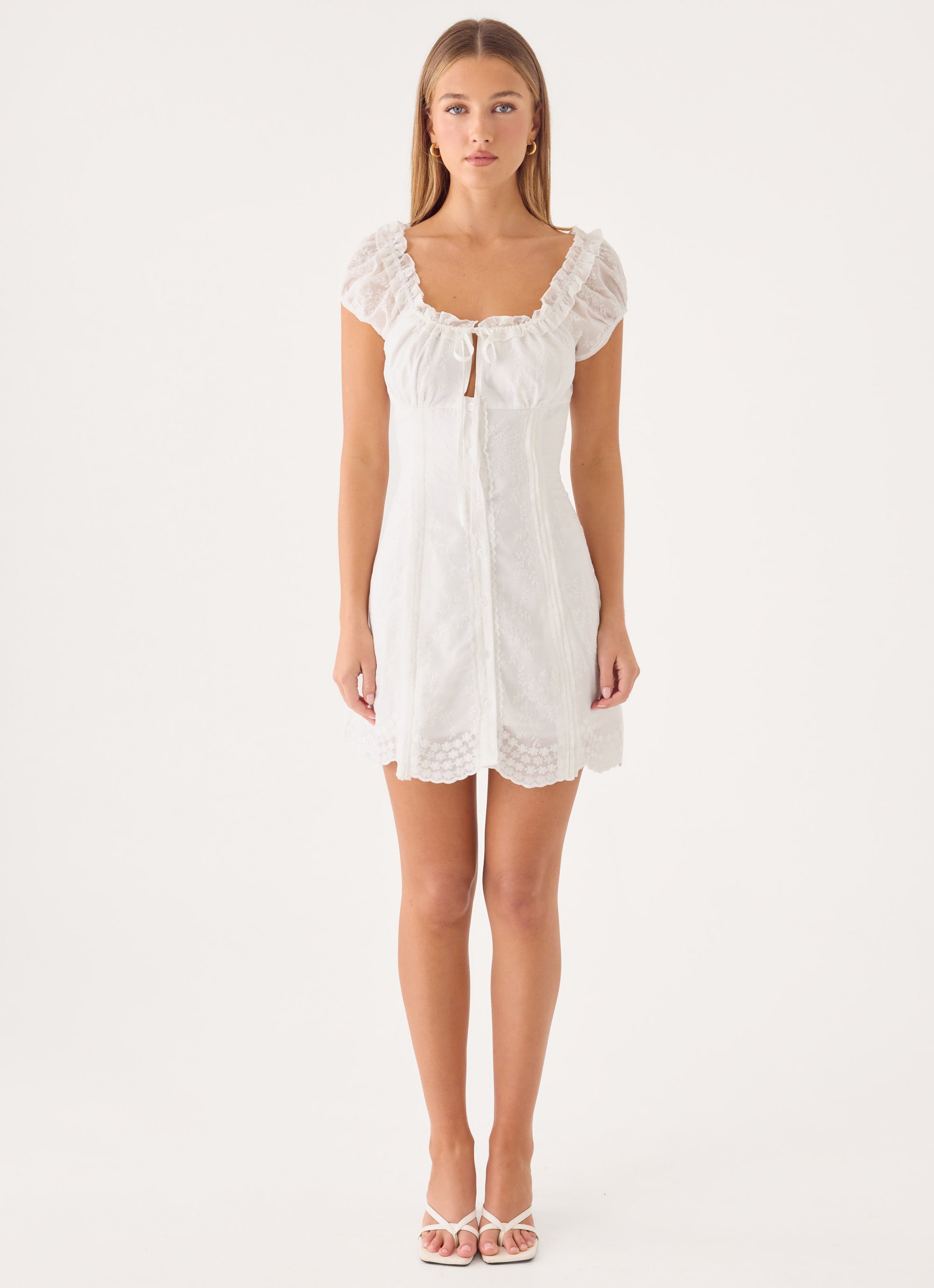 Complexity Mini Dress - White