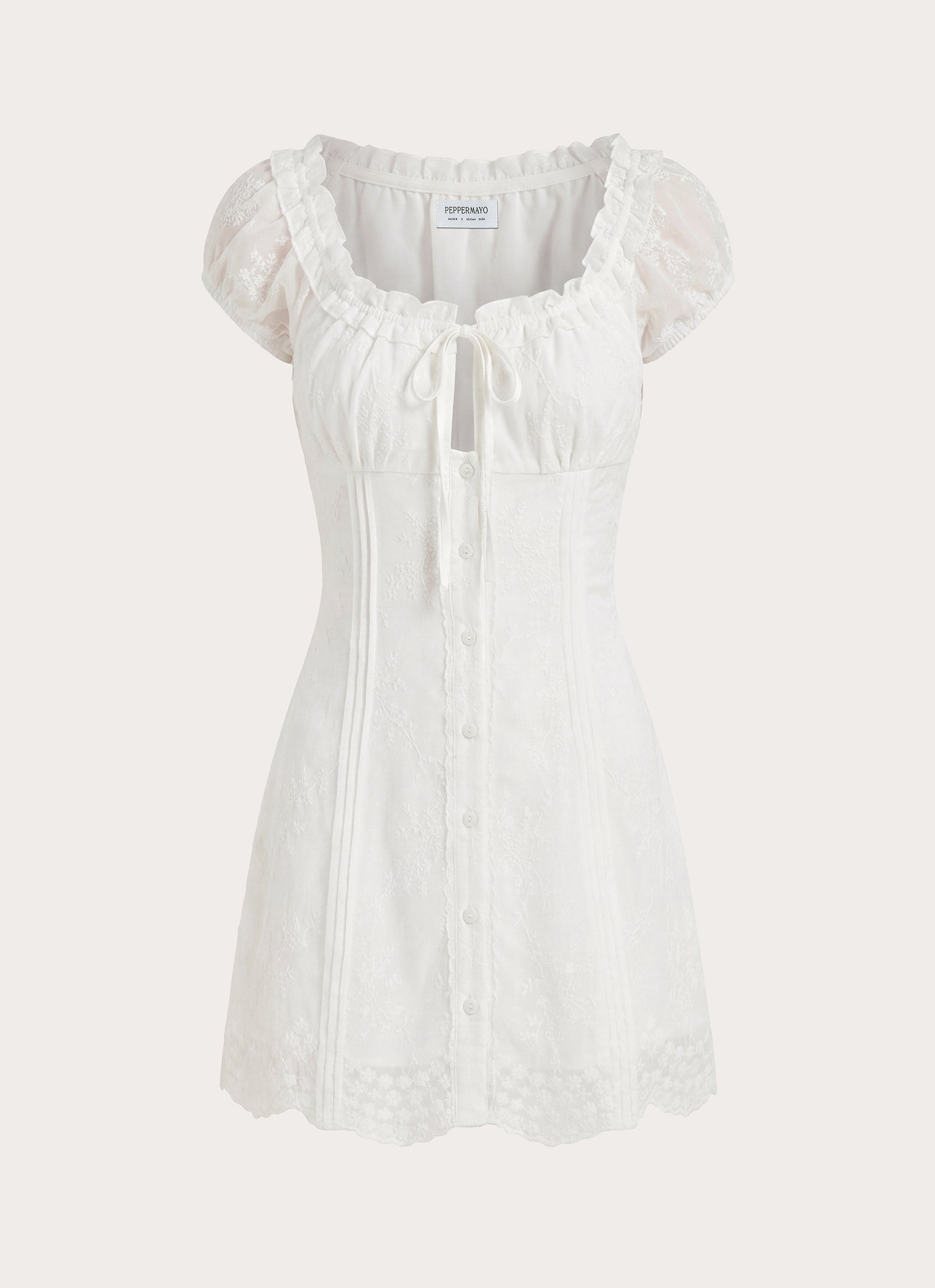 Complexity Mini Dress - White