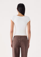 Derrie White Top - White