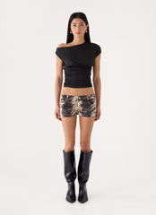 Dikara Denim Shorts - Tiger