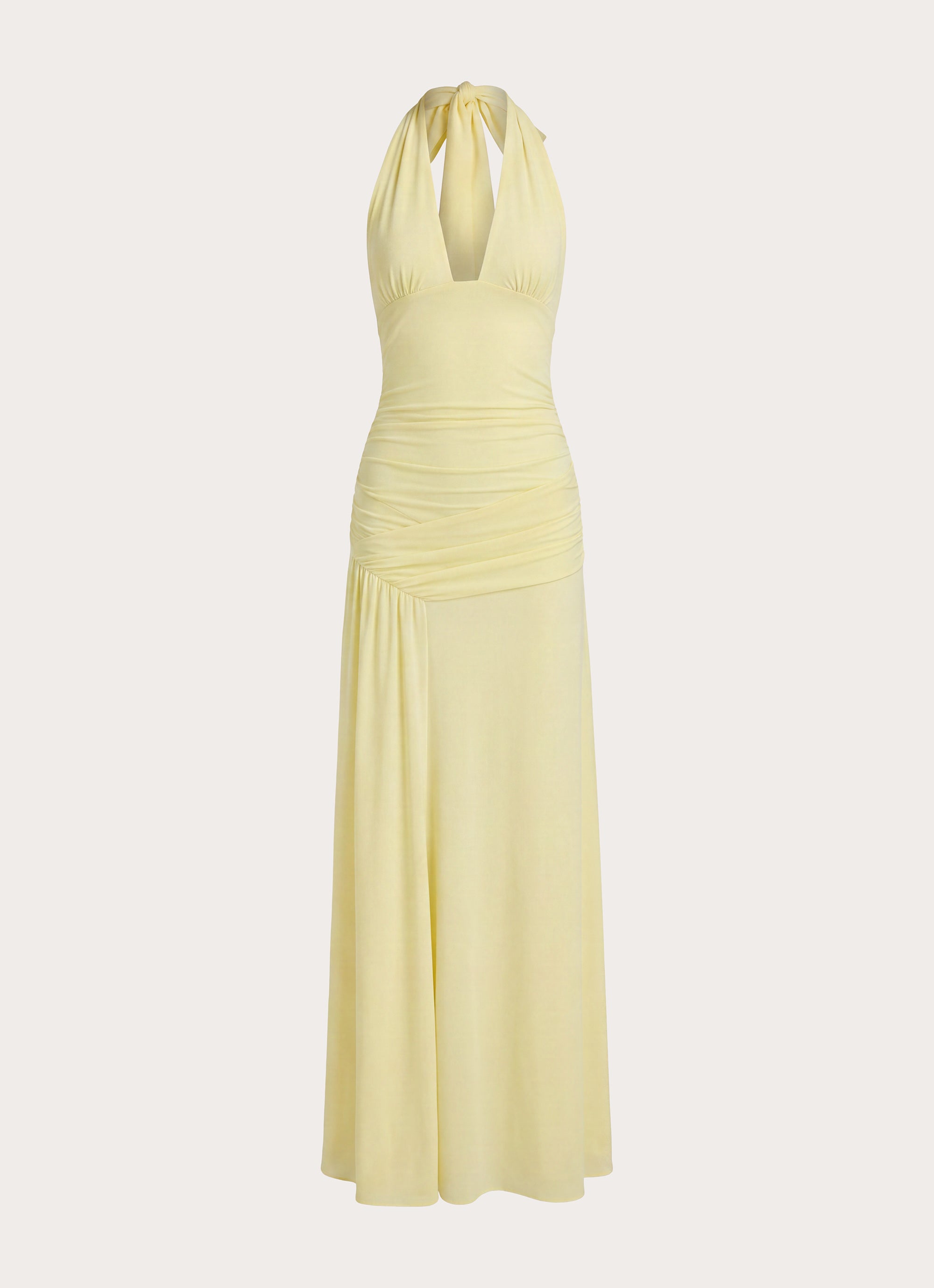 Dinah Halter Maxi Dress - Yellow
