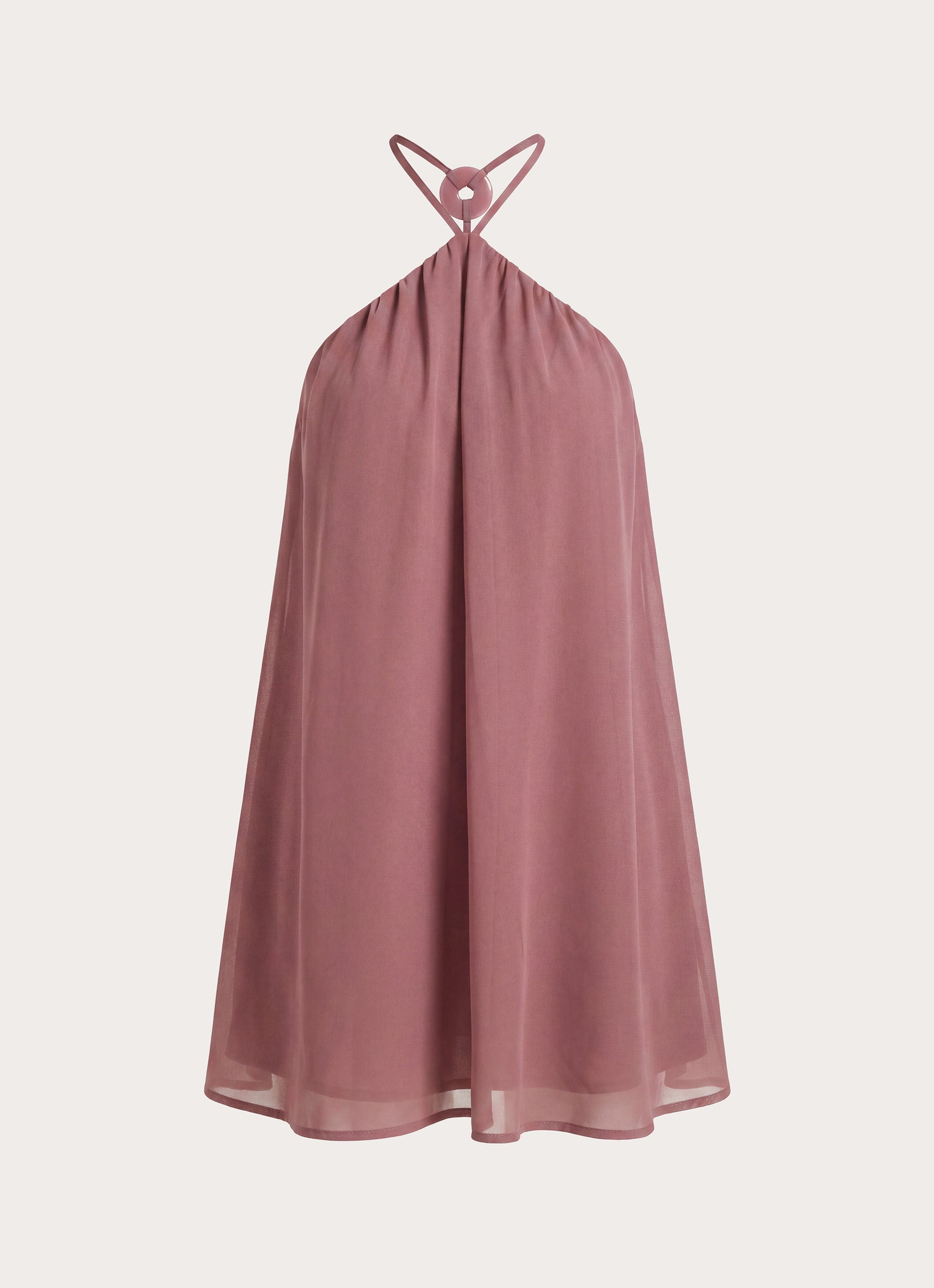 Donar Mini Dress - Mocha Mousse