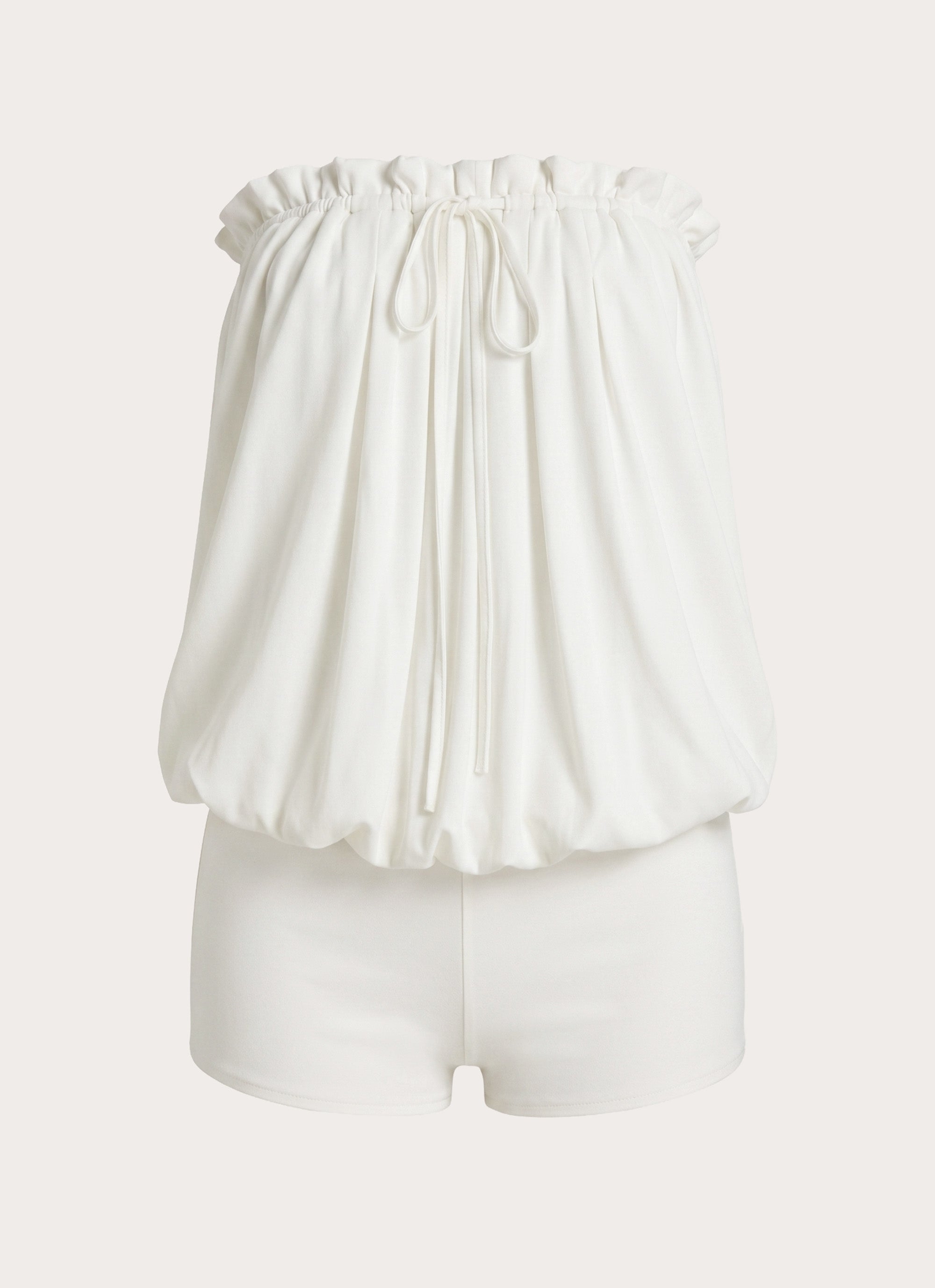 Down For You Playsuit - White