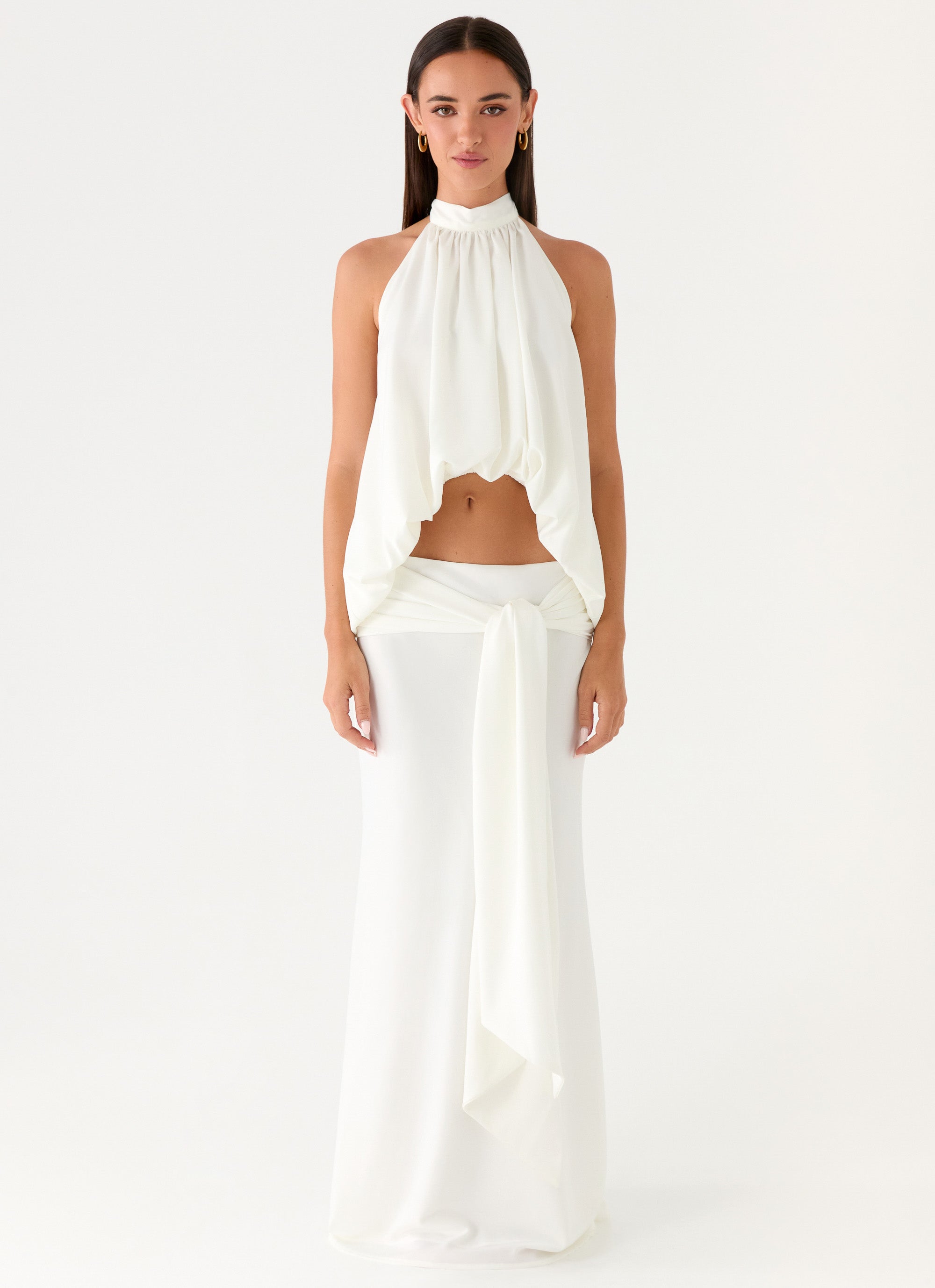Eirlys Maxi Skirt - White