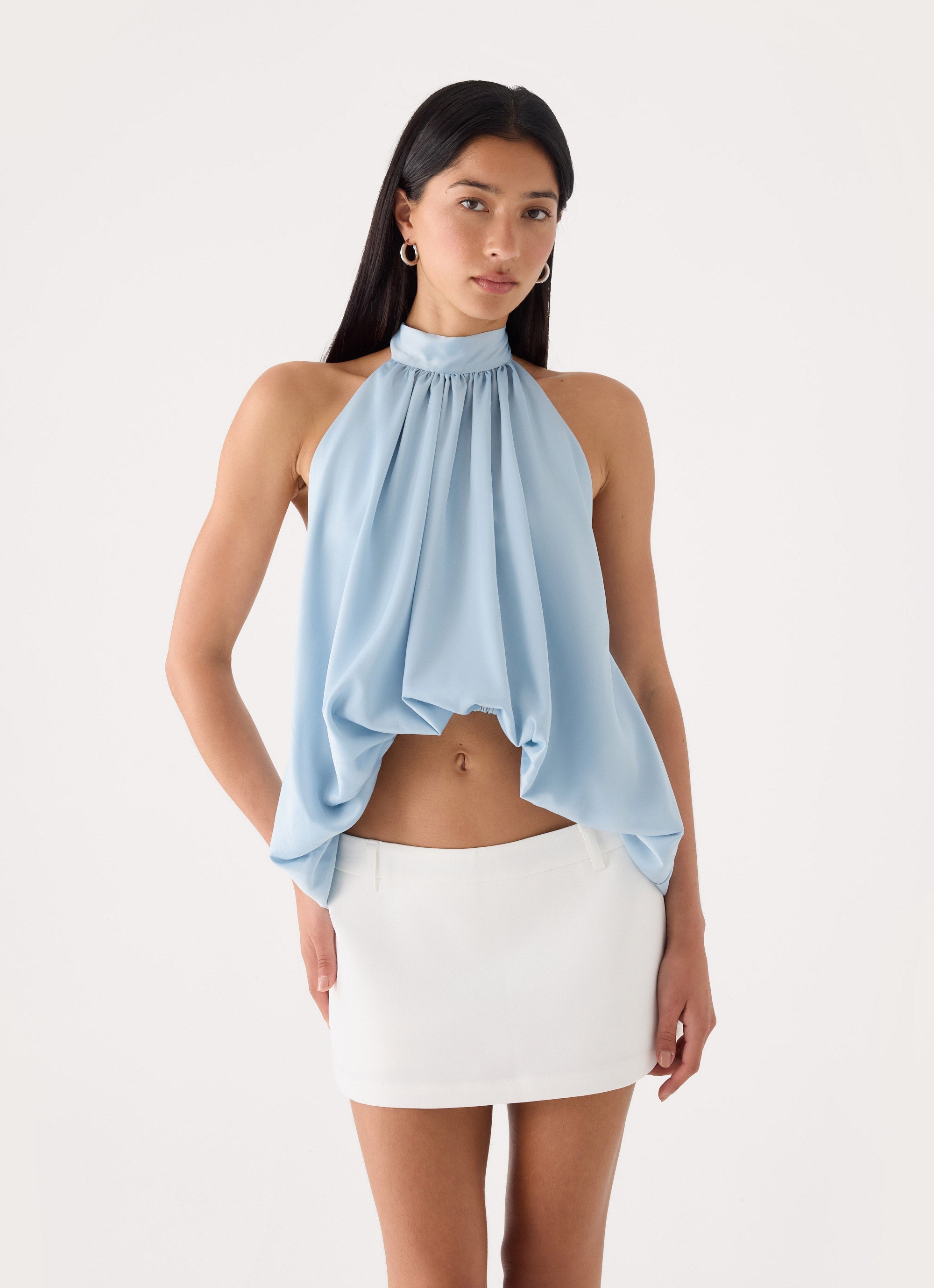 Eirlys Top - Baby Blue
