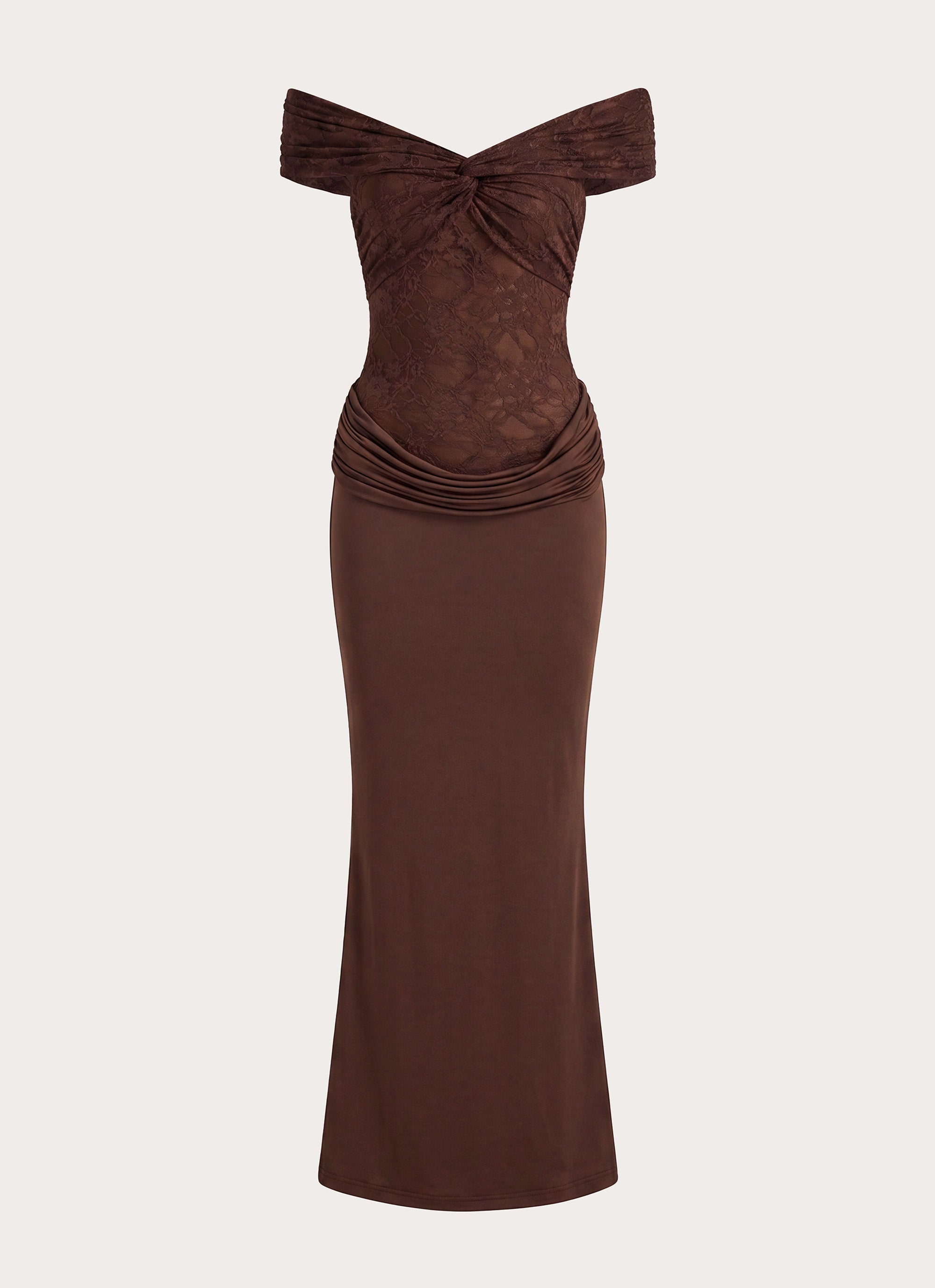 Either Way Maxi Dress - Chocolate