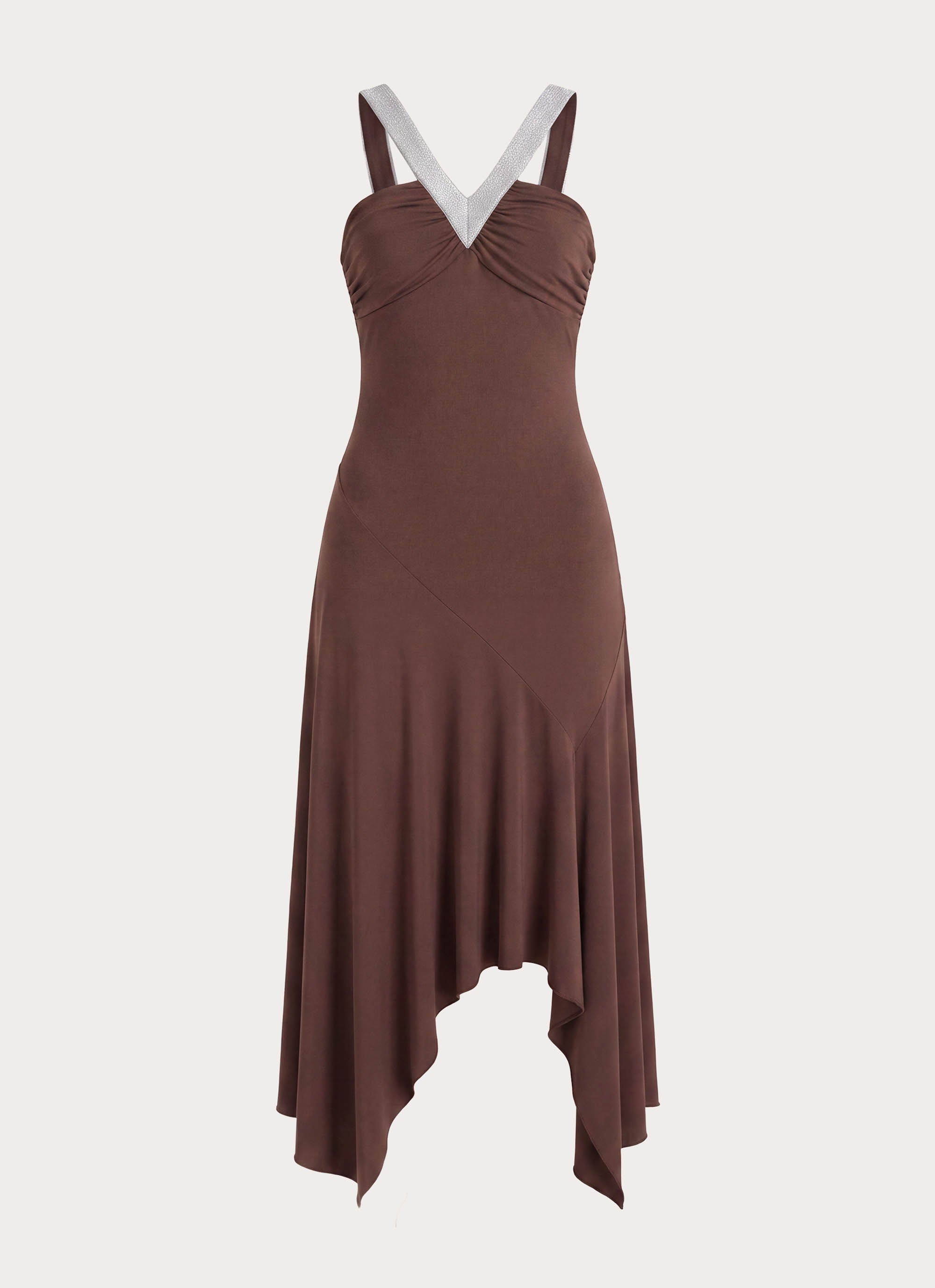 Elixia Midi Dress - Chocolate