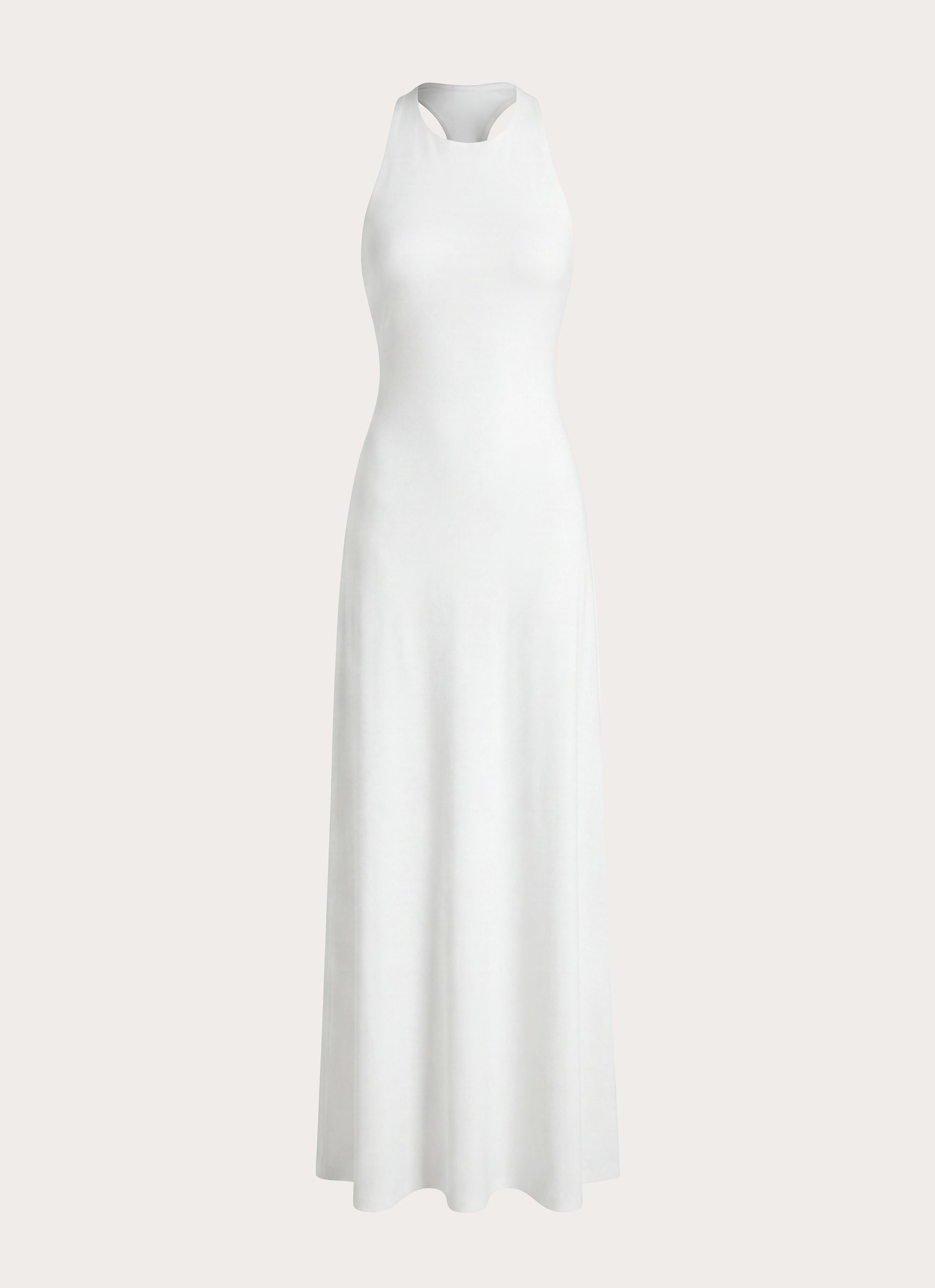 Elliah Cut Out Back Maxi Dress - White