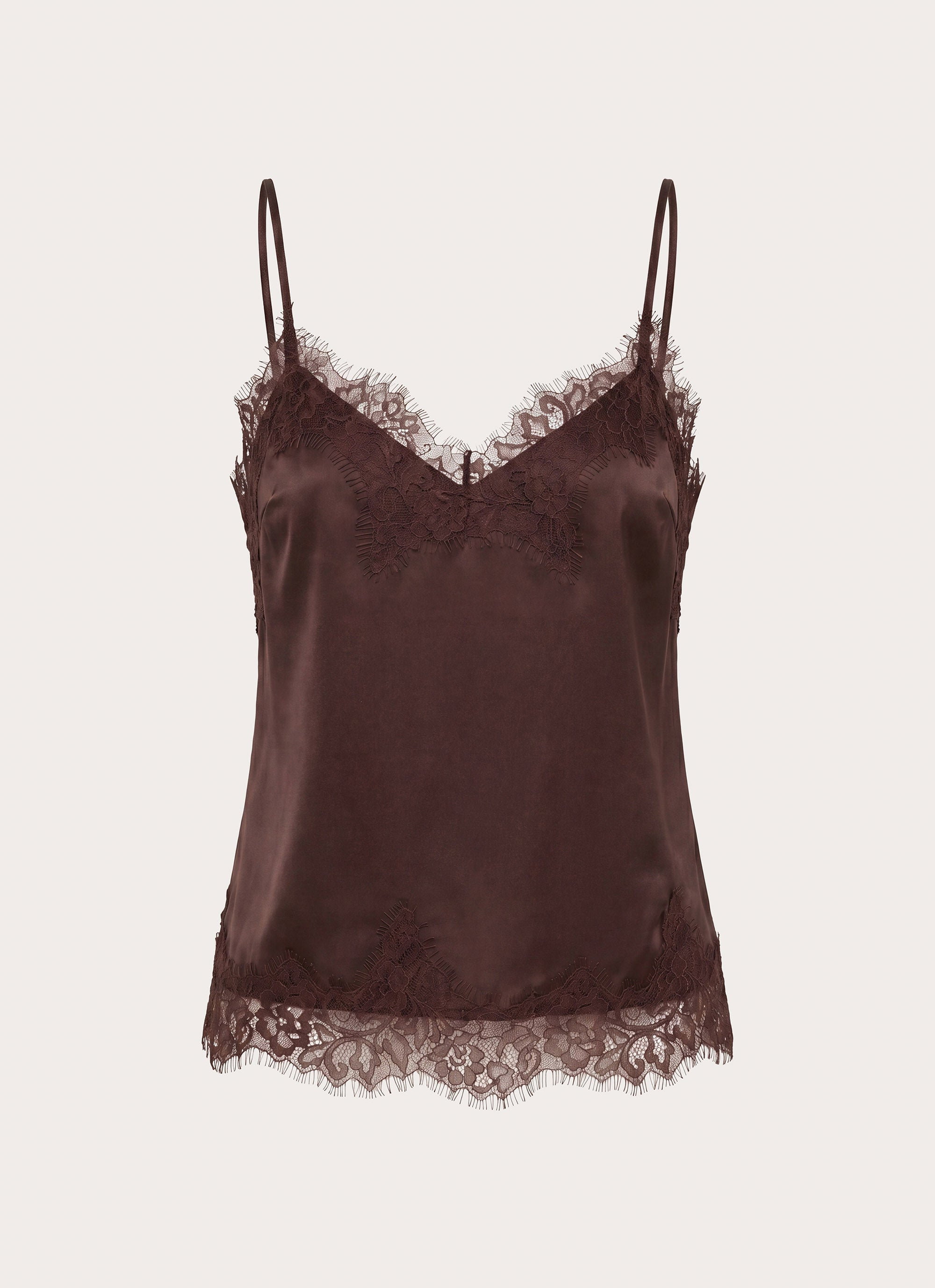 Ellora Cami Top - Chocolate