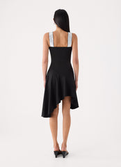 Eluna Midi Dress - Black