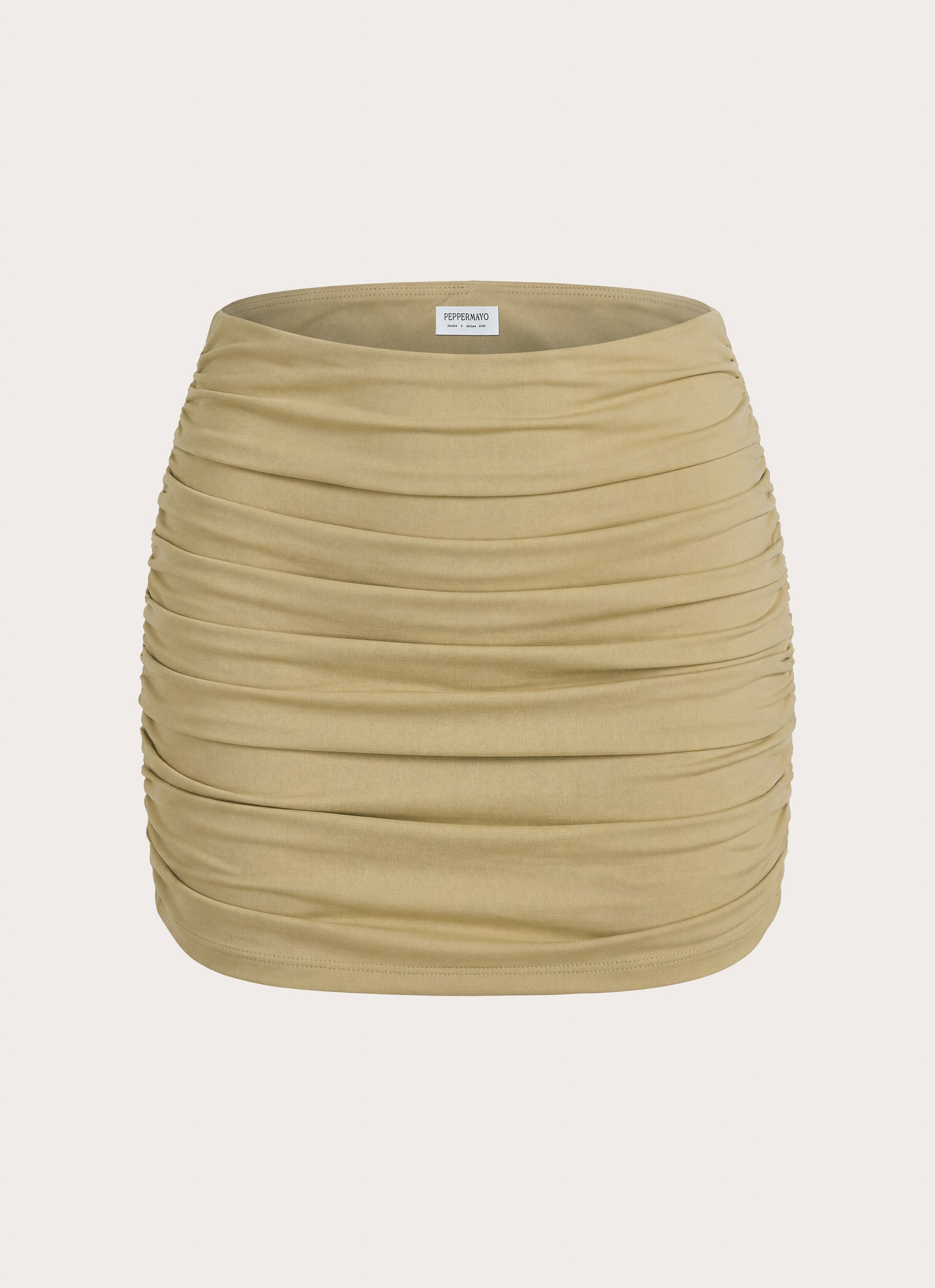 Evara Mini Skirt - Olive Green