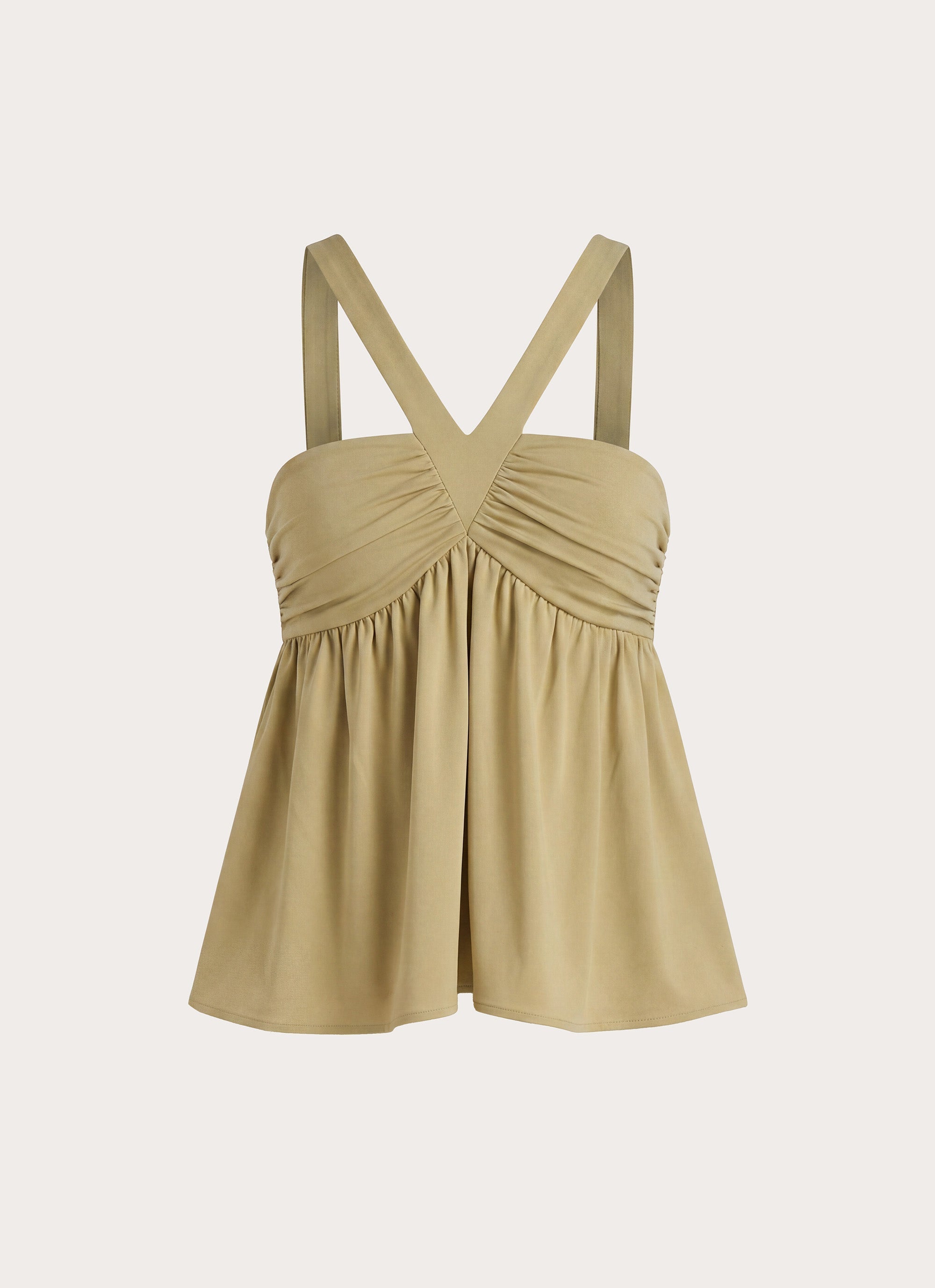 Evara Top - Olive Green